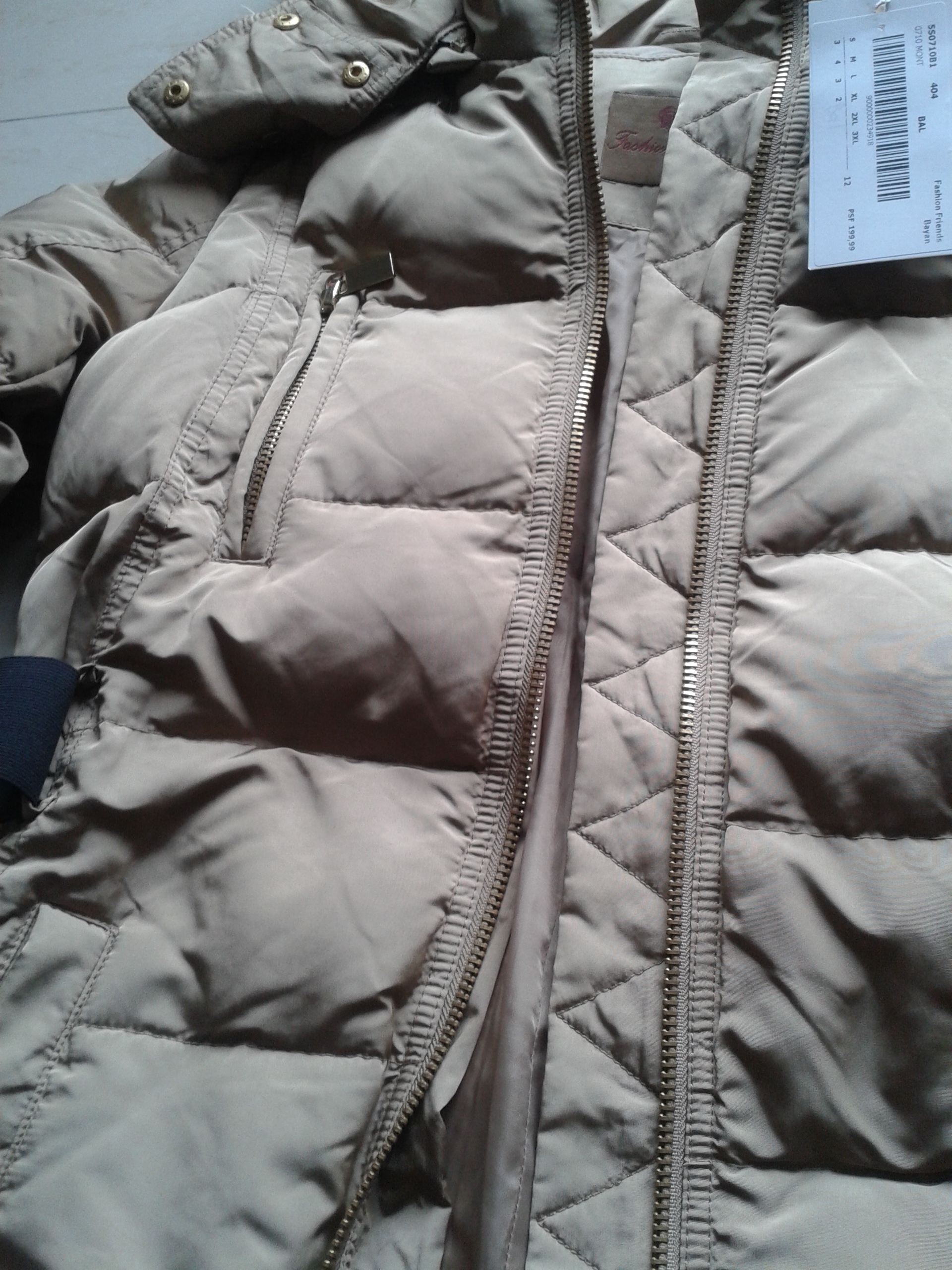 lady padded jacket 710B